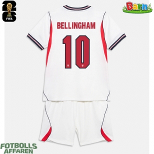 England Jude Bellingham #10 Hemmaställ Barn VM 2026 Kortärmad (+ Korta byxor)
